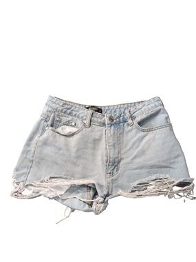 Missguided Distressed Petite Denim Shorts Size 6P